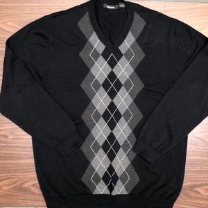 Bundle Of Three Claiborne V Neck Sweaters Size-L